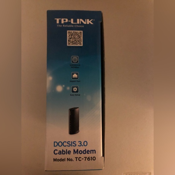 TP-LINK DOCSIS 3.0 CABLE MODEM(Model No. TC-7610) - Picture 3 of 9
